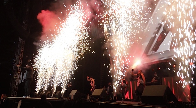 Pyrotechnics and Propane Flames at "People en Espanol Festival" for Daddy Yankee
